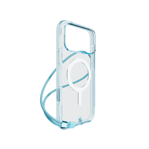 BodyGuardz Ace Pro MagSafe Case for iPhone 17/Pro / 17 Pro Max - Sky Blue [B] - كفر حمايه عاليه مع علاق - سلسلة ايفون 17 - مع مسكه - ماغ سيف