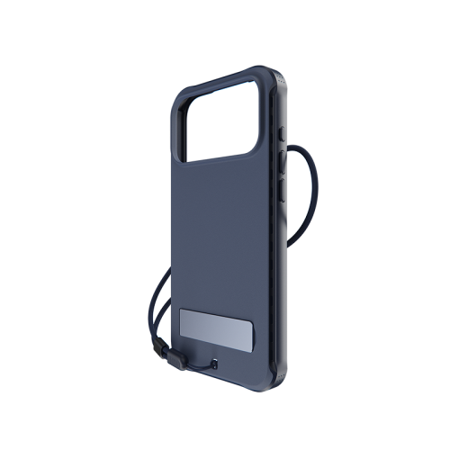 BodyGuardz Performance Pro MagSafe Case for iPhone17 Pro / 17 Pro Max - Navy Blue [B] - كفر حمايه عاليه مع علاق - سلسلة ايفون 17 - ماغ سيف
