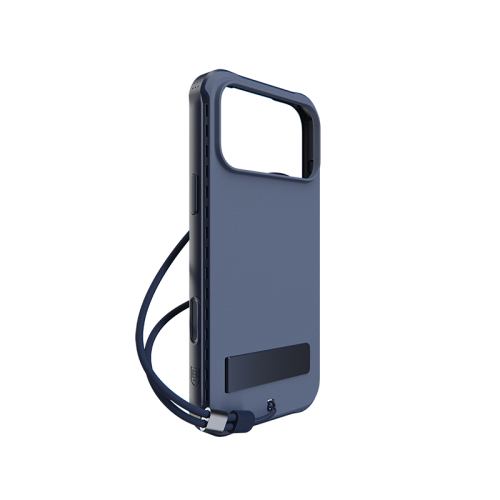 BodyGuardz Performance Pro MagSafe Case for iPhone17 Pro / 17 Pro Max - Navy Blue [B] - كفر حمايه عاليه مع علاق - سلسلة ايفون 17 - ماغ سيف
