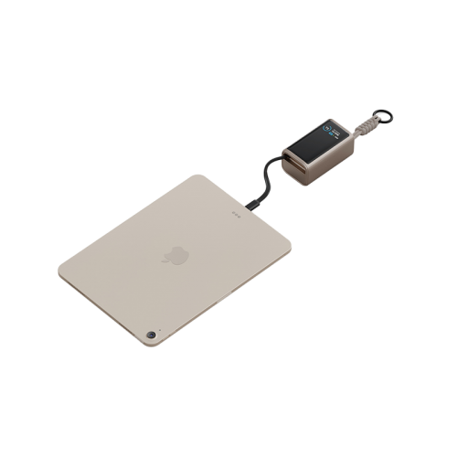 Energea Compac Arc 45W PD 10000mAh Power Bank Built-In USB-C Cable - Gold [B] - بطارية متنقلة - انيرجيا - سعة 10000 - عدد 1 سلك شاحن تايب سي - شاشة رقميه - قوة 45 واط - كفالة 24 شهر