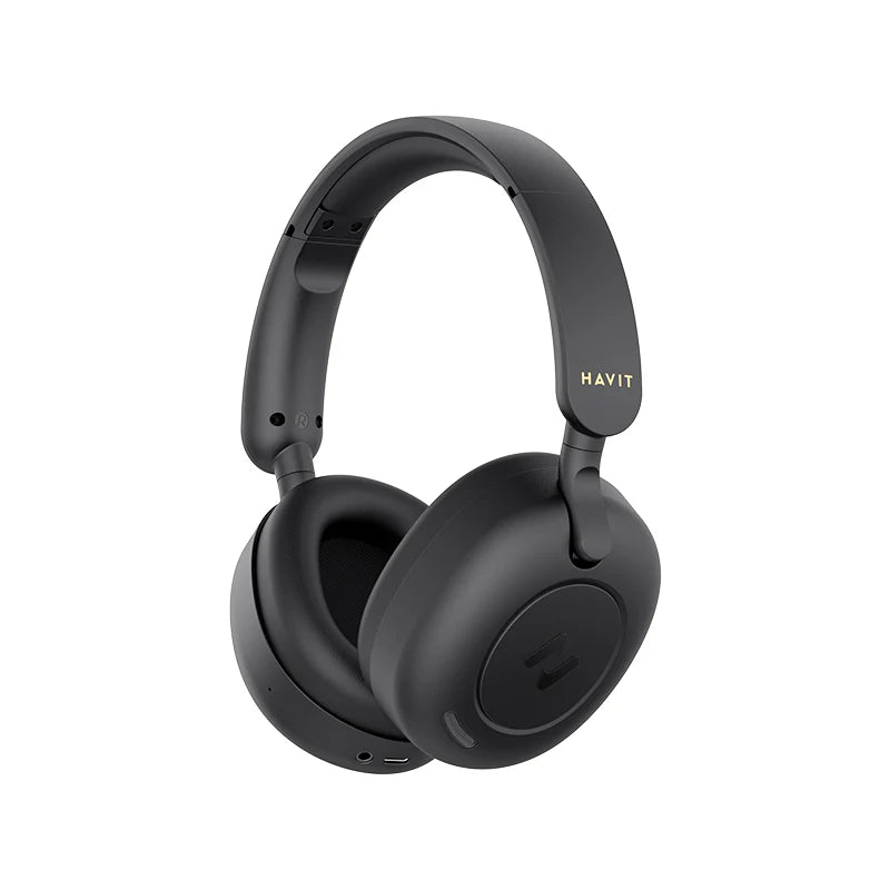 Havit - H655BT Audio series-Bluetooth headphone - Black [B] - سماعة رأس بلوتوث - هافيت - كفالة 12 شهر