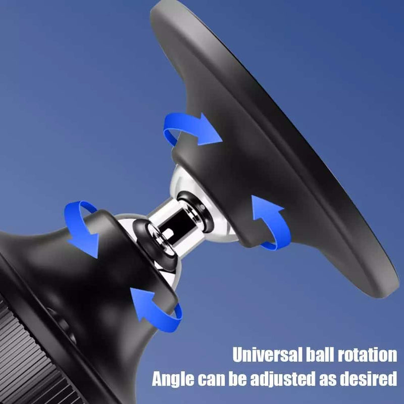 Car Magnetic Phone Holder (D4) - ستاند سيارة مناسب لجميع انواع الاجهزة - شفط بدون شحن - دوران 360 درجة - ماغ سيف