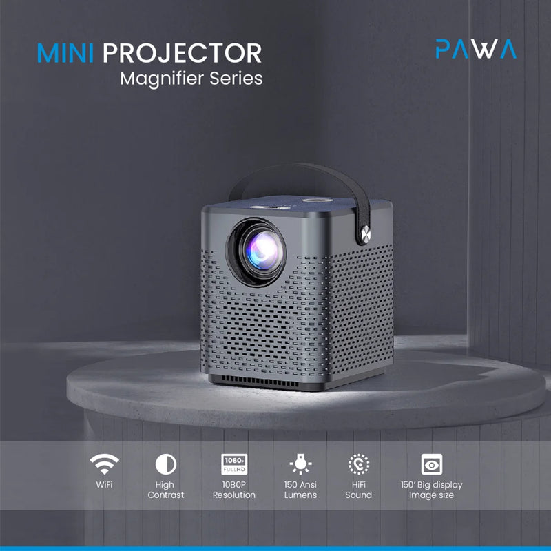 PAWA Magnifier Series Projector 1080P - بروجيكتور متنقل - باوا - كفالة 24 شهر