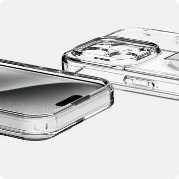 Itskins Avana Grip-It Series Case Compatible With Magsafe For iPhone 16 Pro / Pro Max - Clear-  كفر حماية عالية - ماغ سيف + مسكة شريطية - شفاف