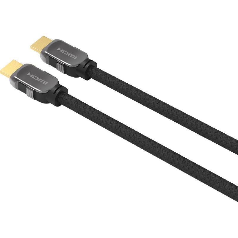 Feeltek Air UHD 8K HDMI Cable - Braid + Metallic - Black - كيبل تلفزيون - متوفر بطول 1 متر\2\3\5\8 متر