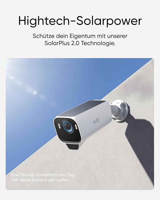 EufyCam S3 Pro 4K (2 Camera Kit) - Black+White  [D] - 4k كاميرا خارجيه - يوفي الذكية - انكر - كفاله 12 شهر