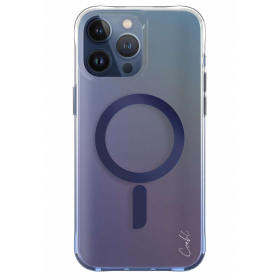 Uniq Coehl Dazze MagSafe Case for iPhone 15/15 Plus/15 Pro/15 Pro MAX - Azure Blue - كفر حماية عالية - يونيك - ماغ سيف