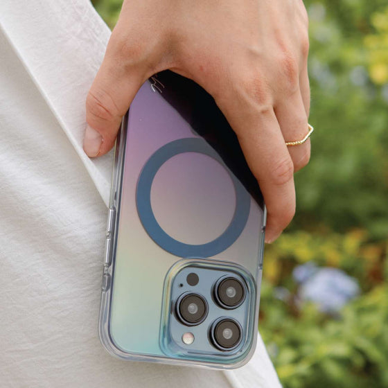 Uniq Coehl Dazze MagSafe Case for iPhone 15/15 Plus/15 Pro/15 Pro MAX - Azure Blue - كفر حماية عالية - يونيك - ماغ سيف