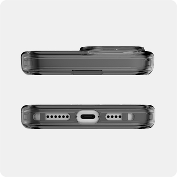 Itskins Avana Grip-It Series Case Compatible With  Magsafe For iPhone 16 Pro /Pro Max - Black - كفر حماية عالية - ماغ سيف +مسكة شريطية - شفاف