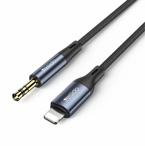 YESIDO YAU35 3.5MM for Lightning AUX Cable - كيبل صوت - من أيفون الى 3.5 مم