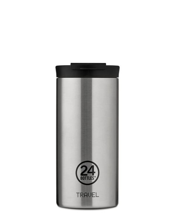 24Bottles Travel Tumbler 600ml - Steel [F] - كوب حافظ للحرارة - مناسب للسفر والرحلات