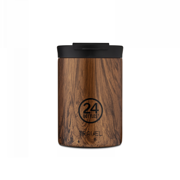 24Bottles Travel Tumbler 350ml - Sequoia Wood [F] - كوب حافظ للحرارة - مناسب للسفر والرحلات