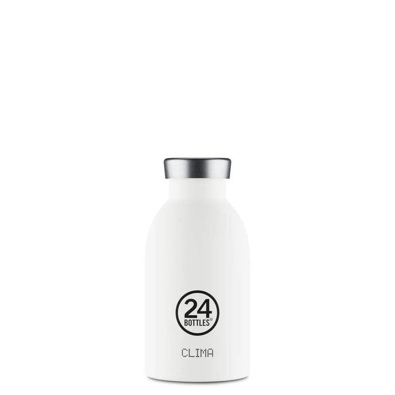 24Bottles Clima 330ml - Stone Ice White [F] - مطارة حافظة للحرارة