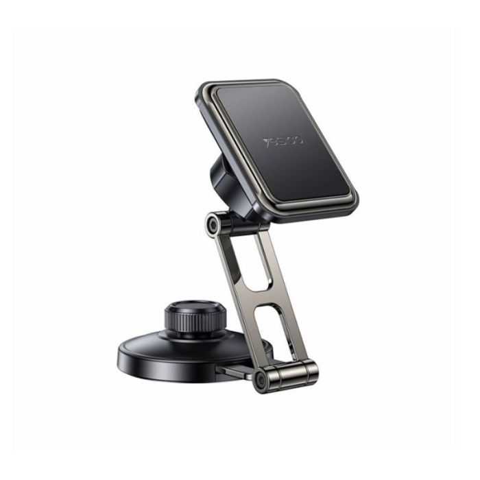 C264 Zinc Alloy 6Pcs Magnets Strong Rotating Arm Multi-angle Magnetic Phone Holder - ستاند سيارة - مناسب لجميع انواع الاجهزة - مغناطيس - متوافق مع شاشة السيارة