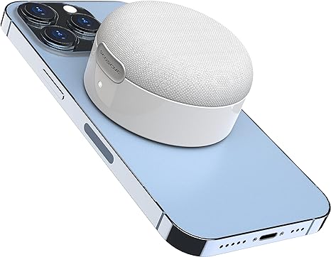 Scosche BoomCan Portable Wireless Speaker with Built-in MagSafe - White - سبيكر ميني - سكوشي - ماغ سيف - كفالة12 شهر