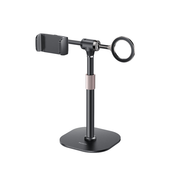 Yesido C297 360 Axis of Rotation 30-46CM Free Lifting Dual-purpose Desktop  - ستاند - لجميع انواع الايباد والاجهزة اللوحية والهواتف - ماغ سيف - متعدد الاوضاع