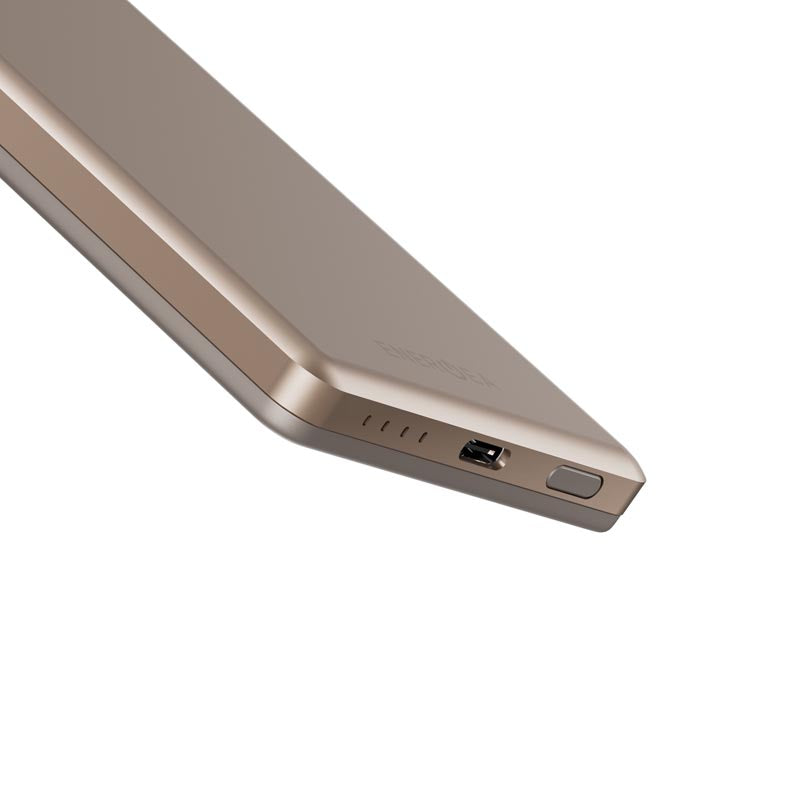 Energea Alupac Mini 5000mAh Magsafe Compatible Power Bank Gold  - بطارية متنقلة - ماغ سيف + سلك تايب سي - انيرجيا - قوه 20 واط - سعة 5000 ملي امبير - كفالة 18 شهر