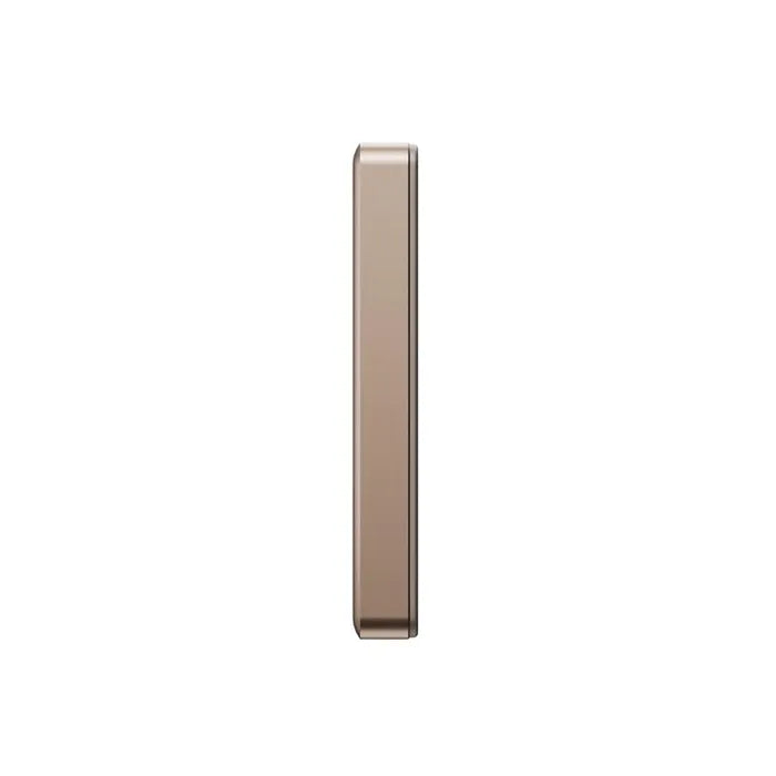 ENERGEA ALUPAC 10K, 10000MAH ULTRA LIGHT ALUMINIUM MAGSAFE COMPATIBLE POWER BANK - Gold -  بطارية متنقلة - ماغ سيف + سلك تايب سي - انيرجيا - قوه 20 واط - سعة 10,000 ملي امبير - كفالة 18 شهر