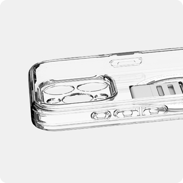 Itskins Avana Grip-It Series Case Compatible With Magsafe For iPhone 16 Pro / Pro Max - Clear-  كفر حماية عالية - ماغ سيف + مسكة شريطية - شفاف