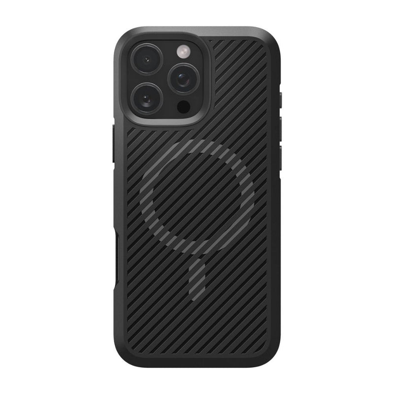 Spigen Core Armor MagFit Case for iPhone -16 Pro /16 Pro Max -Matte Black [C] -  كفر حماية عالية  - ماغ سيف