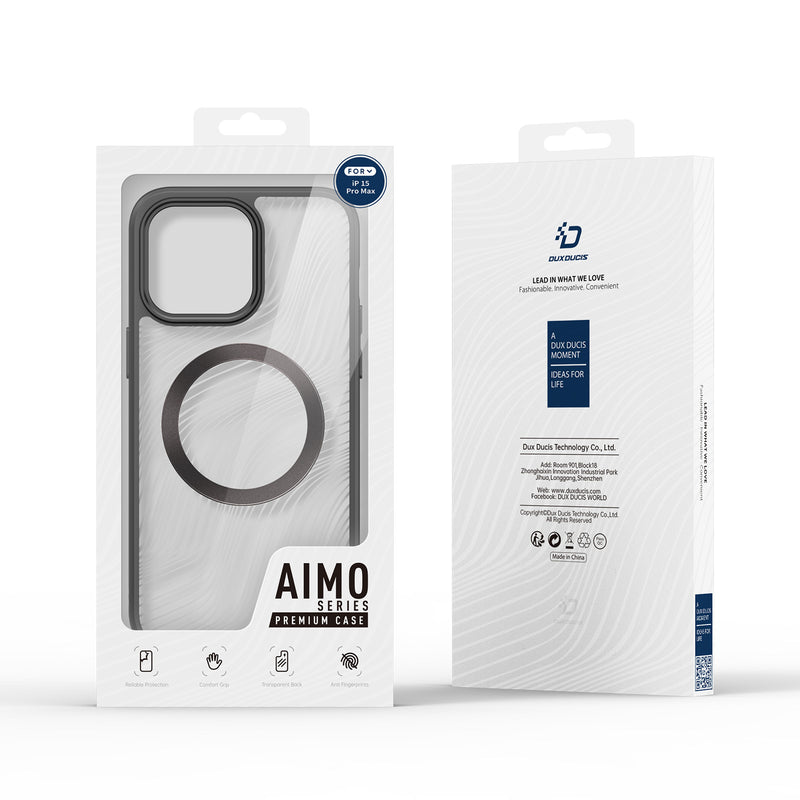 Aimo Mag Series Back Cover for iPhone -  كفر حماية عالية - ماغ سيف