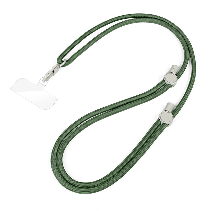 DUX DUCIS PLAZ Series Cross-body Phone Strap Army Green - خيط علاقة - يمكنكم اختيار مع كفر شفاف او بدون كفر