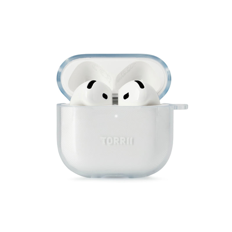 Torrii BONJELLY Case for Apple AirPods 4 with Lanyard and hook - Clear -  كفر حماية - سماعة ابل ايربودز فور مع خيط علاق  - من توري