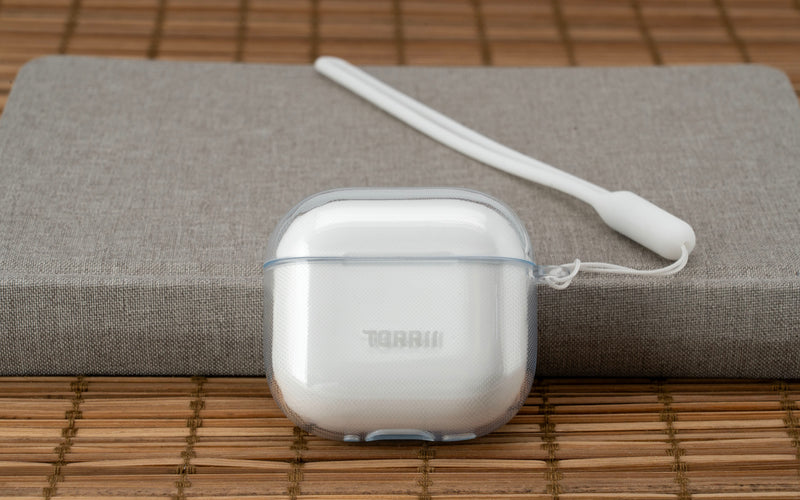 Torrii BONJELLY Case for Apple AirPods 4 with Lanyard and hook - Clear -  كفر حماية - سماعة ابل ايربودز فور مع خيط علاق  - من توري