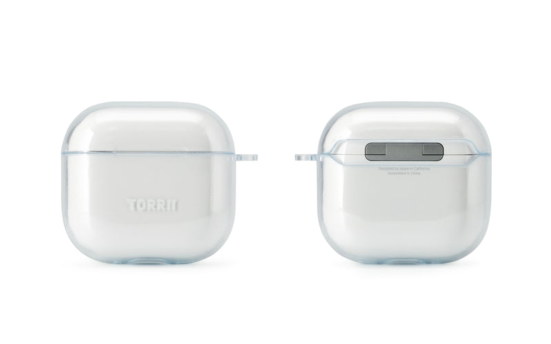 Torrii BONJELLY Case for Apple AirPods 4 with Lanyard and hook - Clear -  كفر حماية - سماعة ابل ايربودز فور مع خيط علاق  - من توري