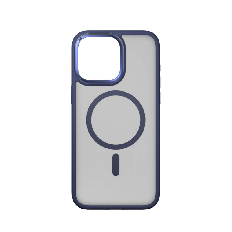 Momax CaseForm PLAY Magnetic case for iPhone 15 Pro/15 Pro Max - Blue - كفر حماية عالية - ماغ سيف - موماكس
