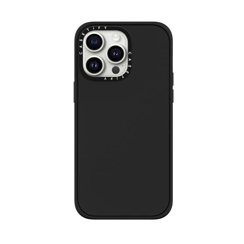 Casetify Impact Case - Matte Black [C] -  كفر حماية عالية  - مع ماغ سيف