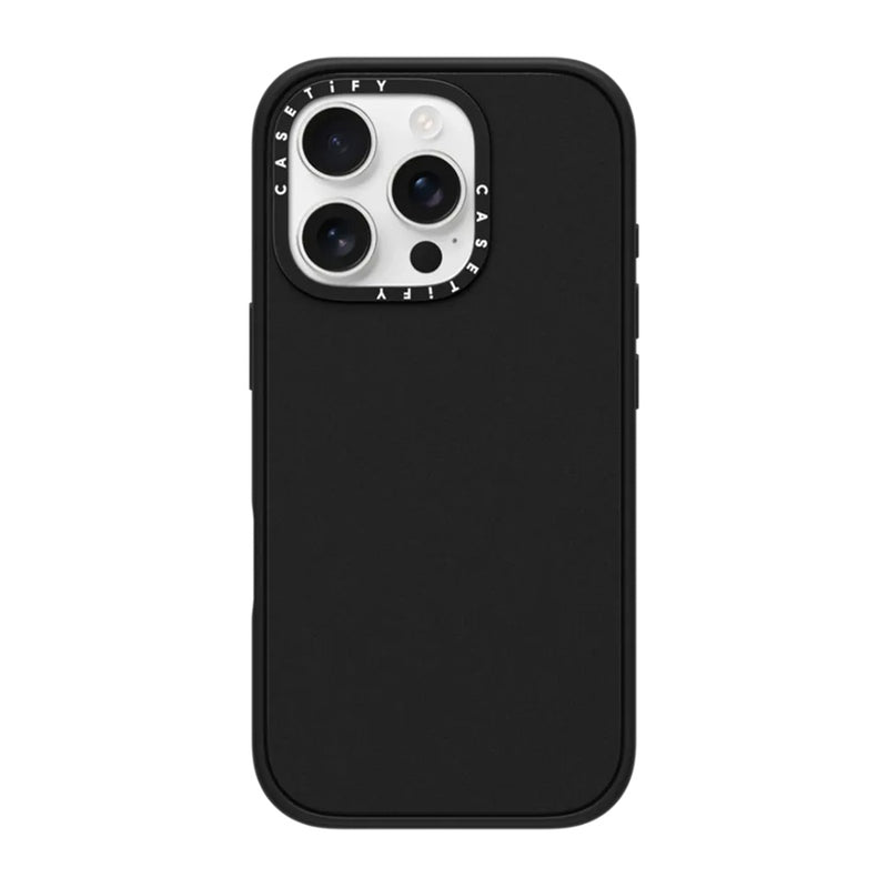 Casetify Magsafe Impact Case for iPhone 16 Pro / 16 Pro Max Matte Black[C] - كفر حماية عالية - ماق سيف - اسود