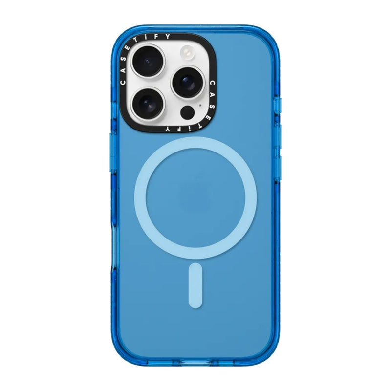 Casetify Magsafe Impact Case for iPhone 16 Pro/16 PRO Max (Baby Blue)[C] - كفر حماية عالية - ماق سيف