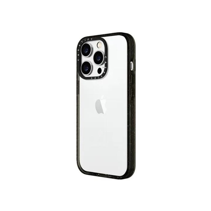 Casetify Impact Case - Clear Black [C] -  كفر حماية عالية  - مع ماغ سيف