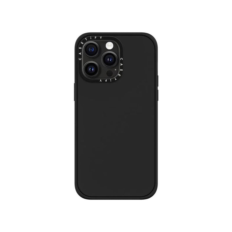 Casetify Impact Case - Matte Black [C] -  كفر حماية عالية  - مع ماغ سيف