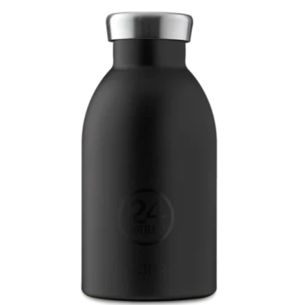 24Bottles Clima 330ml - Tuxedo Black [F] - مطارة حافظة للحرارة