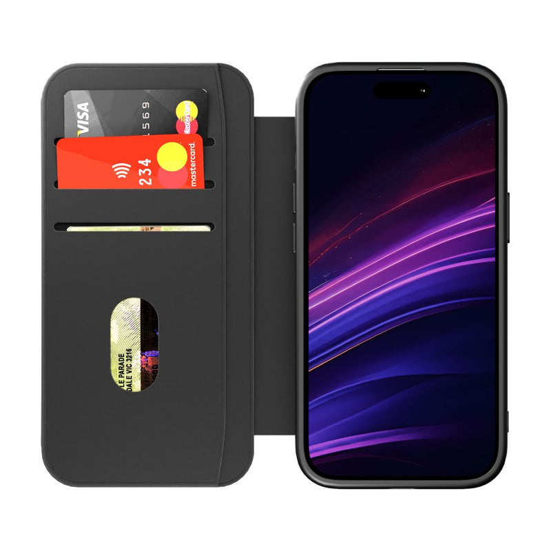 Cygnett MagWallet Case - [C] -  كفر حماية عالية  - مع محفظه للبطاقات