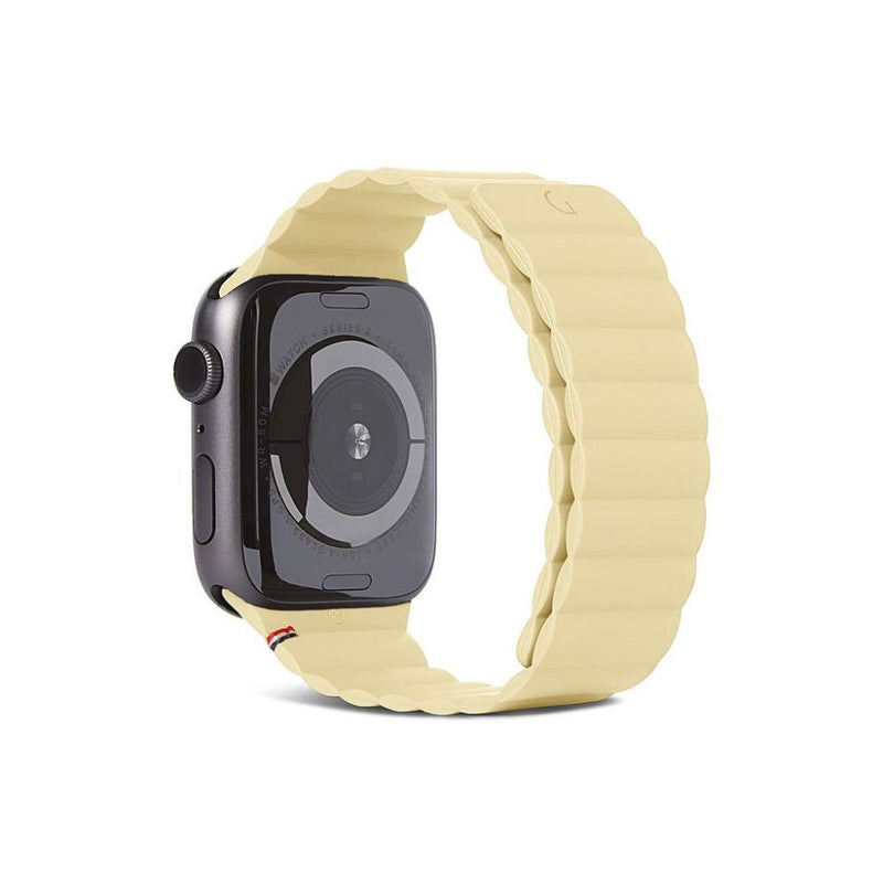 Decoded Silicone Magnet Traction Lite Strap for Apple Watch (Sweet Corn)49/46/45/44/42mm [C] - سير ساعة ابل