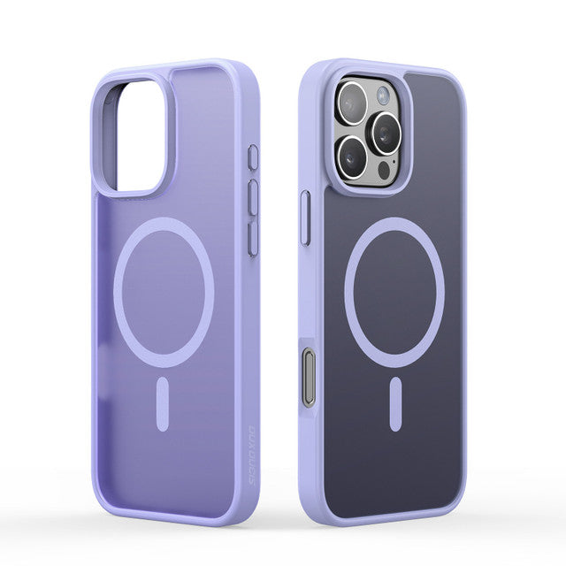 DUX DUCIS Yind Series MagSafe Case for iPhone 16/16 Plus/16 Pro/16 Pro MAX - Light Purple -  كفر حماية عالية - مع ماغ سيف