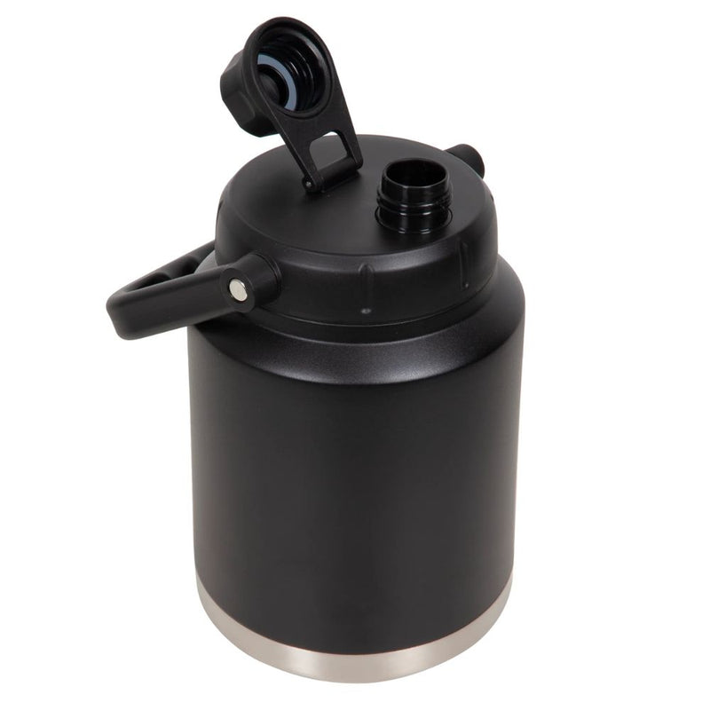 Fifty Fifty Vacuum Insulated Jug 2.1L (Black) [C] - مطارة حافظة للحرارة + مسكه