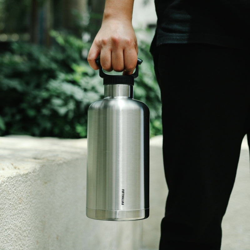 Fifty Fifty Vacuum Insulated Tank Growler 1.9L (Steel) - مطارة حافظة للحرارة