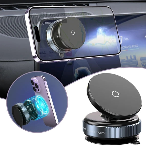 Car Magnetic Phone Holder (K009) - ستاند سيارة مناسب لجميع انواع الاجهزة - شفط بدون شحن - دوران 360 درجة - ماغ سيف