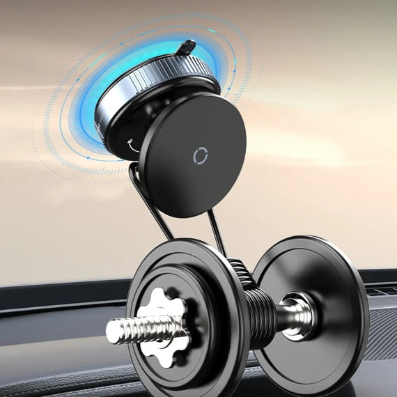 Car Magnetic Phone Holder (K009) - ستاند سيارة مناسب لجميع انواع الاجهزة - شفط بدون شحن - دوران 360 درجة - ماغ سيف