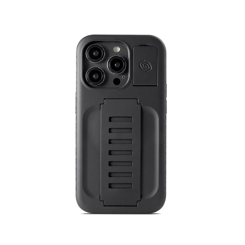 Grip2u Boost Case with Kickstand for iPhone 14 Pro / 14 Pro Max - Charcoal - [C] - كفر حماية - جريب 2 يو - مع مسكة شريطة + استاند