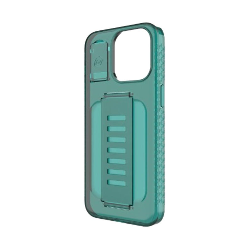 Grip2u Ultra Boost Case with Kickstand iPhone 15 Pro / 15 Pro Max - Teal - [C] - كفر حماية - جريب 2 يو - مع مسكة شريطة + استاند