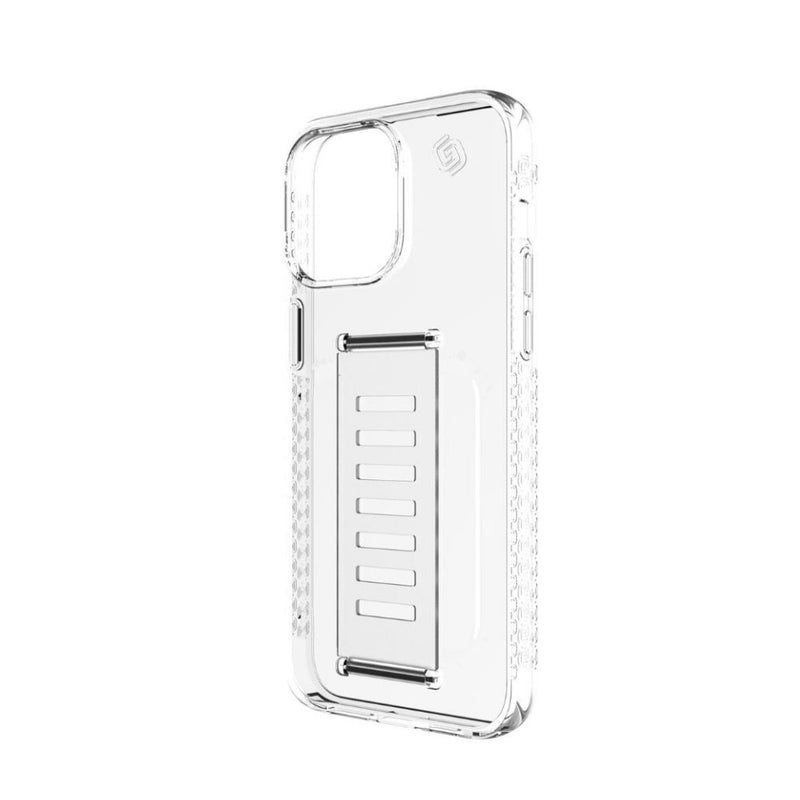 Grip2u Ultra Slim Case iPhone 15 Pro / 15 Pro Max - Clear - [C] - كفر حماية - جريب 2 يو - مع مسكة شريطة