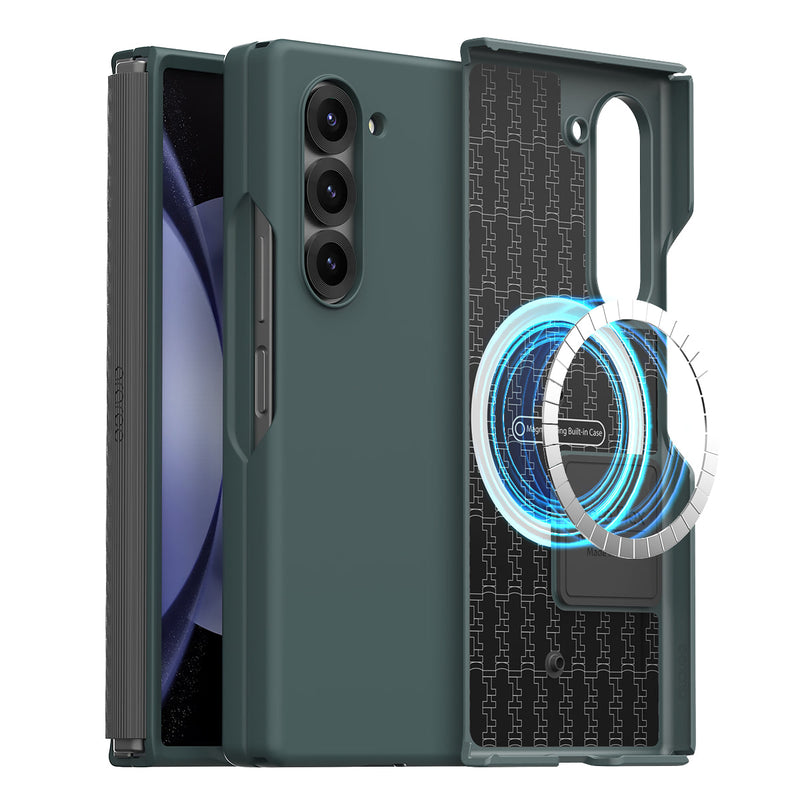 Araree Aero Flex Magsafe Case For Samsung Z Fold 6 - Green [A] - كفر سامسونج  - حماية عالية - ماغ سيف - اخضر