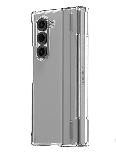 Araree Nukin 360 Case With Side Hinge For Samsung Galaxy Z Fold 6 - Clear [A] - كفر سامسونج  - حماية عالية - شفاف