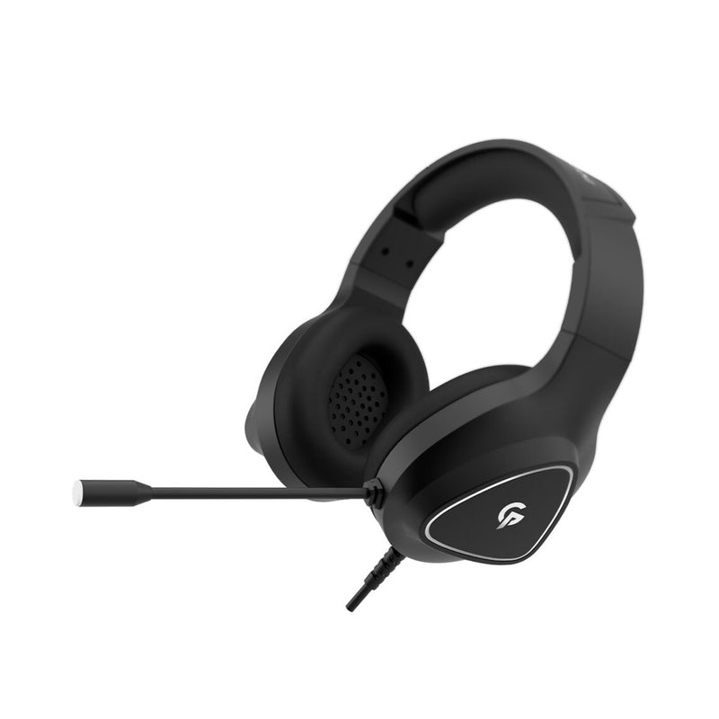 Porodo Wired Gaming Headphone HD Sound With RGB Light - سماعة رأس بورودو - مناسبة لألعاب الفيديو قيمز - مع اضاءة جانبية - كفالة 12 شهر