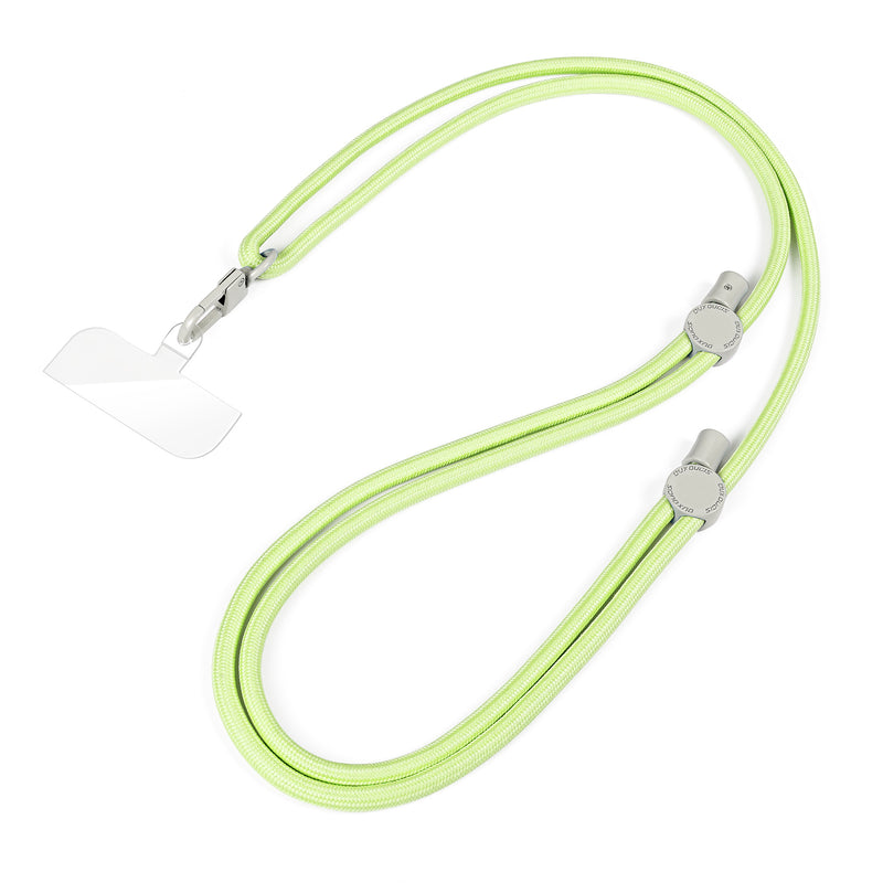 DUX DUCIS PLAZ Series Cross-body Phone Strap Green Yellow - خيط علاقة - يمكنكم اختيار مع كفر شفاف او بدون كفر